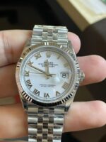 VS Factory Rolex Datejust 36mm White Roman Dial (126234) 1:1 Super Clone – DD3235 Movement – Bild 2