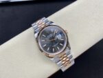 VS Factory Rolex Datejust 36mm Two-Tone Rose Gold Sunburst Slate Dial Jubilee Bracelet (126231) 1:1 Super Clone – DD3235 Movement – Bild 4