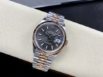 VS Factory Rolex Datejust 36mm Two-Tone Rose Gold Sunburst Slate Dial Jubilee Bracelet (126231) 1:1 Super Clone – DD3235 Movement – Bild 6