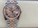 VS Factory Rolex Datejust 36mm Two-Tone Rose Gold Rosé Dial with Diamond Roman Makes (126231) 1:1 Super Clone – DD3235 Movement – Bild 2