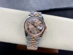 VS Factory Rolex Datejust 36mm Two-Tone Rose Gold Rosé Dial with Diamond Roman Makes (126231) 1:1 Super Clone – DD3235 Movement – Bild 4