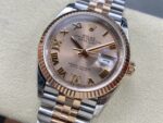 VS Factory Rolex Datejust 36mm Two-Tone Rose Gold Rosé Dial with Diamond Roman Makes (126231) 1:1 Super Clone – DD3235 Movement – Bild 5