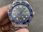 VS Factory Omega Seamaster Diver 300M 42mm Grey Wave Dial Blue Ceramic Bezel Stainless Steel Bracelet (210.30.42.20.06.001) 1:1 Super Clone – DD8800 Movement – Bild 2
