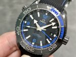 VS Factory Omega Seamaster Planet Ocean 600M GMT “Deep Black” Blue Ceramic (215.92.46.22.01.002) 1:1 Super Clone – DD8906 Movement – Bild 3