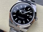 VS Factory Rolex Explorer 36mm Black “3-6-9” Dial Smooth Bezel Oyster Bracelet (124270) 1:1 Super Clone – DD3230 Movement – Bild 4