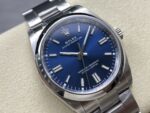 VS Factory Rolex Oyster Perpetual 36mm Bright Blue Sunburst Dial Smooth Bezel Oyster Bracelet (126000) 1:1 Super Clone – DD3230 Movement – Bild 5