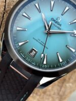 VS Factory Omega Seamaster Aqua Terra 150M 41mm Gradient Turquoise Dial Ceramic Bezel (220.32.41.21.03.001) 1:1 Super Clone – DD8900 Movement – Bild 8
