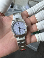 VS Factory Rolex Oyster Perpetual 36mm Lavender / Lilac Dial Smooth Bezel Oyster Bracelet (126000 Custom) 1:1 Super Clone – DD3230 Movement – Bild 3