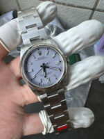VS Factory Rolex Oyster Perpetual 36mm Lavender / Lilac Dial Smooth Bezel Oyster Bracelet (126000 Custom) 1:1 Super Clone – DD3230 Movement – Bild 7