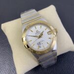 VS Factory Omega Constellation Co-Axial 38mm Two-Tone Yellow Gold (123.20.38.21.02.001) 1:1 Super Clone – DD8500 Movement – Bild 5
