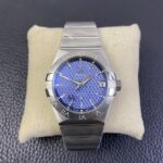 VS Factory Omega Constellation Co-Axial 38mm Blue Textured Dial (123.10.38.21.03.001) 1:1 Super Clone -DD8500 Movement – Bild 2