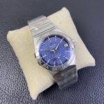 VS Factory Omega Constellation Co-Axial 38mm Blue Textured Dial (123.10.38.21.03.001) 1:1 Super Clone -DD8500 Movement – Bild 3
