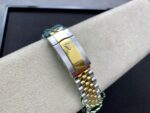 VS Factory Rolex Datejust 41mm Two-Tone Yellow Gold Green Dial Fluted Bezel Jubilee Bracelet (126333) 1:1 Super Clone – DD3235 Movement – Bild 9