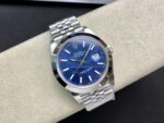 VS Factory Rolex Datejust 41mm Blue Sunburst Dial Smooth Bezel Jubilee Bracelet (126300) 1:1 Super Clone – DD3235 Movement – Bild 6