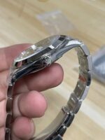 VS Factory Rolex Datejust 41mm Black Sunburst Dial Smooth Bezel Oyster Bracelet (126300) 1:1 Super Clone – DD3235 Movement – Bild 7
