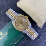 VS Factory Rolex Datejust 36mm Two-Tone Yellow Gold Fluted Motif Dial Jubilee Bracelet(126233) 1:1 Super Clone – DD3235 Movement – Bild 7