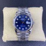VS Factory Rolex Datejust 36mm Blue Fluted Motif Diamond Dial Jubilee Bracelet (126234) 1:1 Super Clone – DD3235 Movement – Bild 2