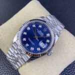 VS Factory Rolex Datejust 36mm Blue Fluted Motif Diamond Dial Jubilee Bracelet (126234) 1:1 Super Clone – DD3235 Movement – Bild 7