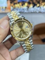 VS Factory Rolex Datejust 41mm Champagne Dial Fluted Bezel Jubilee Bracelet (126333) 1:1 Super Clone – DD3235 Movement – Bild 6