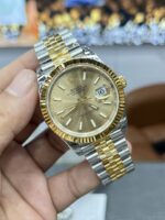 VS Factory Rolex Datejust 41mm Champagne Dial Fluted Bezel Jubilee Bracelet (126333) 1:1 Super Clone – DD3235 Movement – Bild 4