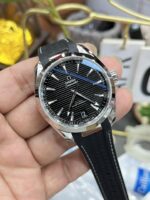 VS Factory Omega Seamaster Aqua Terra 150M 41mm Black Dial Black Rubber Strap (220.12.41.21.01.001) 1:1 Super Clone – DD8900 Movement – Bild 4