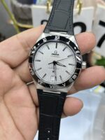 VS Factory Omega Constellation 41mm Steel Black Ceramic Bezel Silver Silk Dial (131.33.41.21.06.001) 1:1 Super Clone – DD8900 Movement – Bild 4