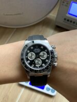 VS Factory Rolex Cosmograph Daytona White Gold “Ghost” Diamond Dial (126519LN) 1:1 Super Clone – DD4131 Movement – Bild 5