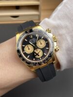 VS Factory Rolex Cosmograph Daytona Yellow Gold “Pikachu” Black Dial (126518LN) 1:1 Super Clone – DD4131 Movement – Bild 4