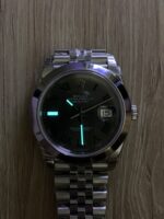 VS Factory Rolex Datejust 41mm Slate “Wimbledon” Dial Smooth Bezel Jubilee Bracelet (126300) 1:1 Super Clone – DD3235 Movement – Bild 10