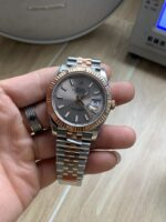 VS Factory Rolex Datejust 41mm Two-Tone Rose Gold Sunburst Slate Dial Jubilee Bracelet (126331) 1:1 Super Clone – DD3235 Movement – Bild 4