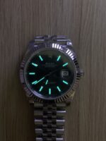 VS Factory Rolex Datejust 41mm Mint Green Sunburst Dial Fluted Bezel Jubilee Bracelet (126334) 1:1 Super Clone – DD3235 Movement – Bild 6