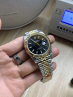 VS Factory Rolex Datejust 41mm Two-Tone Yellow Gold Black Dial Jubilee Bracelet (126333) 1:1 Super Clone – DD3235 Movement – Bild 5