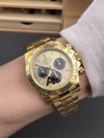 VS Factory Rolex Cosmograph Daytona Full Yellow Gold “Shawn Yue” Dial (126508) 1:1 Super Clone – DD4131 Movement – Bild 5