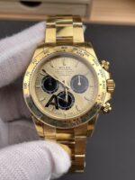 VS Factory Rolex Cosmograph Daytona Full Yellow Gold “Shawn Yue” Dial (126508) 1:1 Super Clone – DD4131 Movement – Bild 4