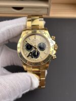 VS Factory Rolex Cosmograph Daytona Full Yellow Gold “Shawn Yue” Dial (126508) 1:1 Super Clone – DD4131 Movement – Bild 2