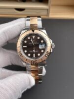 VS Factory Rolex Yacht-Master 40mm Two-Tone Rose Gold Chocolate Dial Rose Gold Bezel Oyster Bracelet (126621) 1:1 Super Clone – DD3235 Movement – Bild 2