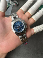 VS Factory Rolex Cosmograph Daytona White Gold Blue Dial (116509) 1:1 Super Clone – DD4130 Movement – Bild 5
