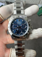 VS Factory Rolex Cosmograph Daytona White Gold Blue Dial (116509) 1:1 Super Clone – DD4130 Movement – Bild 2