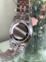 VS Factory (V2) Rolex Datejust 41mm Deep Black Diamond Dial Fluted Bezel Jubilee Bracelet (126334) 1:1 Super Clone – DD3235 Movement – Bild 8