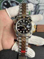 VS Factory Rolex GMT-Master II “Two-Tone GRNR” Yellow Gold Jubilee (m126713grnr-0001) 1:1 Super Clone – DD3285 Movement – Bild 3
