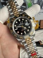 VS Factory Rolex GMT-Master II “Two-Tone GRNR” Yellow Gold Jubilee (m126713grnr-0001) 1:1 Super Clone – DD3285 Movement – Bild 6