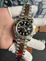 VS Factory Rolex GMT-Master II “Two-Tone GRNR” Yellow Gold Jubilee (m126713grnr-0001) 1:1 Super Clone – DD3285 Movement – Bild 5