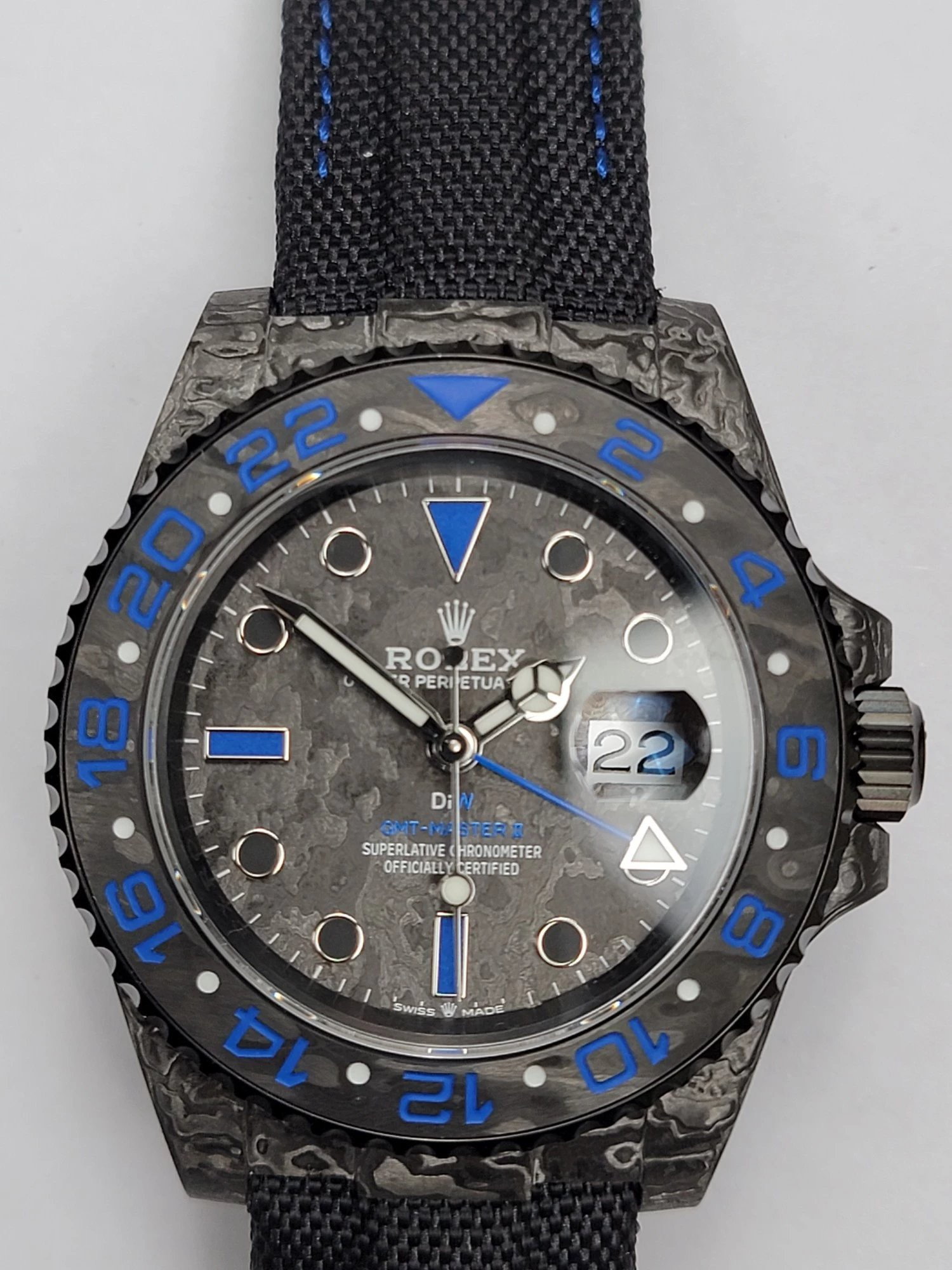 vsf-10232-a66fa6bb9a-20260303170532_263_116 VS Factory Rolex GMT-Master II “DiW Carbon Blue” Forged Carbon Fiber (Custom Edition) 1:1 Super Clone – DD3285 Movement – Bild 1