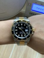 VS Factory Rolex Submariner Date “Two-Tone Black” 18K Yellow Gold 41mm (126613LN) 1:1 Super Clone – DD3235 Movement – Bild 5