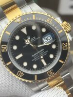 VS Factory Rolex Submariner Date “Two-Tone Black” 18K Yellow Gold 40mm (116613LN) 1:1 Super Clone – DD3135 Movement – Bild 5