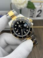 VS Factory Rolex Submariner Date “Two-Tone Black” 18K Yellow Gold 40mm (116613LN) 1:1 Super Clone – DD3135 Movement – Bild 3
