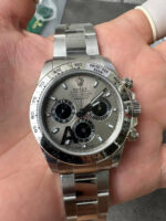 VS Factory Rolex Cosmograph Daytona White Gold Slate Grey Dial (116509) 1:1 Super Clone – DD4130 Movement – Bild 2