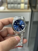 VS Factory Rolex Datejust 36mm Sunburst Blue Dial Smooth Bezel Oyster Bracelet (126200) 1:1 Super Clone – DD3235 Movement – Bild 2