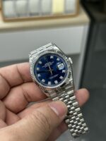 VS Factory Rolex Datejust 36mm Sunburst Blue Diamond Dial Jubilee Bracelet (126234) 1:1 Super Clone – DD3235 Movement – Bild 3