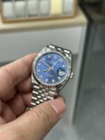 VS Factory Rolex Datejust 36mm Sunburst Blue Diamond Dial Jubilee Bracelet (126234) 1:1 Super Clone – DD3235 Movement – Bild 6